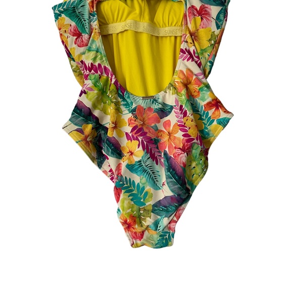 Sunsets Swimwear | Tidepool One Piece Swimsuit in Tropical Adventure Size L - Picture 8 of 11